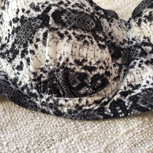 Candies Swim Bikini Set black/white SZ.S New w/tag - Picture 5 of 15